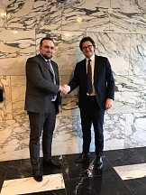 Om møte mellom Den Russiske Føderasjons viseminister for utvikling av Fjernøsten og Arktis A.V.Krutikov og statssekretær i Norges Utenriksdepartement J.F.Holte